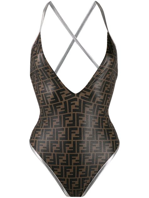 vintage fendi monogram shirt|fendi monogram swimwear.